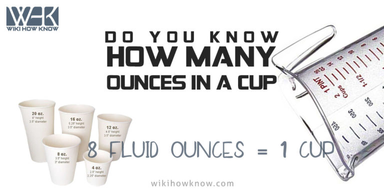 Do you know how many ounces in a cup? Wiki How Know